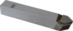 Accupro - 5/8 x 5/8" Shank, Pointed Nose Single Point Tool Bit - D-10, Grade Micrograin - Exact Tooling