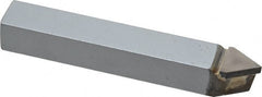 Accupro - 1/2 x 1/2" Shank, Threading Single Point Tool Bit - E-8, Grade Micrograin - Exact Tooling