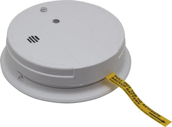 Kidde - 5.6 Inch Diameter, AC Wire In 120 Volt Smoke Alarm - 85 dB Decibel Rating, 9V Battery Included, Tamper Resistant, Interconnectable - Exact Tooling