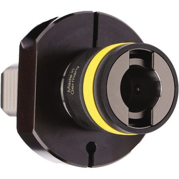 Emuge - 40mm Straight Shank Diam Tension & Compression Tapping Chuck - M3 Min Tap Capacity, 57mm Projection, Size 1 Adapter, Quick Change - Exact Tooling