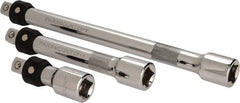 Paramount - 1/2" Drive Socket Locking Extension Set - 3 Pieces, Includes 3, 6, 10" Lengths - Exact Tooling