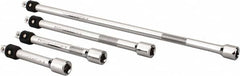Paramount - 1/4" Drive Socket Locking Extension Set - 4 Pieces, Includes 3, 4, 6, 10" Lengths - Exact Tooling