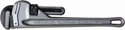 Paramount - 14" Aluminum Straight Pipe Wrench - 2" Pipe Capacity - Exact Tooling