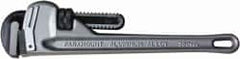 Paramount - 14" Aluminum Straight Pipe Wrench - 2" Pipe Capacity - Exact Tooling