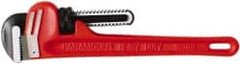 Paramount - 12" Cast Iron Straight Pipe Wrench - 2" Pipe Capacity - Exact Tooling