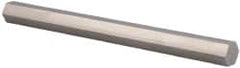 Value Collection - 9/16 Inch Width Across Flats, 304 Stainless Steel Hexagon Bar - 72 Inch Long - Exact Tooling