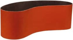 3M - 6" Wide x 48" OAL, 60 Grit, Ceramic Abrasive Belt - Ceramic, Medium, Coated, YF Weighted Cloth Backing, Wet/Dry, Series 984F - Exact Tooling