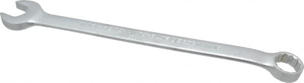 Proto - 11/16" 12 Point Combination Wrench - 15° Offset Angle, 10-1/8" OAL, Steel, Satin Finish - Exact Tooling