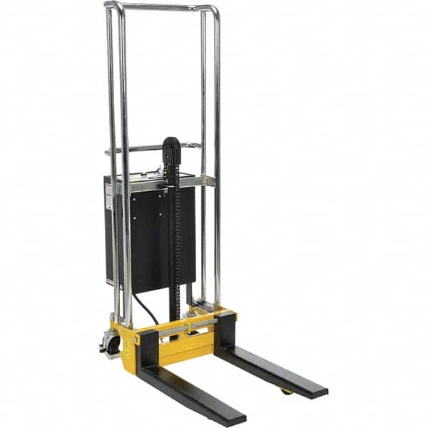 Vestil - 880 Lb Capacity, 59" Lift Height, Portable Workstation Manually Operated Lift - Exact Tooling