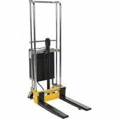 Vestil - 880 Lb Capacity, 59" Lift Height, Portable Workstation Manually Operated Lift - Exact Tooling