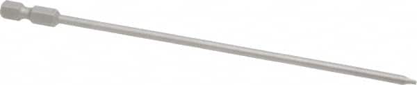 Wera - 9/64" Slotted Screwdriver Bit - 1/4" Hex Drive, 6" OAL - Exact Tooling