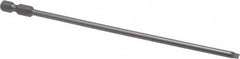 Wera - 5/32" Slotted Screwdriver Bit - 1/4" Hex Drive, 6" OAL - Exact Tooling