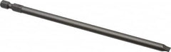 Wera - 1/4" Slotted Screwdriver Bit - 1/4" Hex Drive, 6" OAL - Exact Tooling