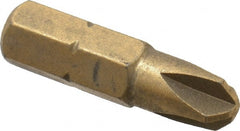 Wera - #8 Torq-Set Bit - 1/4" Hex Drive, 1" OAL - Exact Tooling