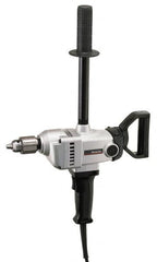 Makita - 1/2" Keyed Chuck, 500 RPM, Spade Handle Electric Drill - 9 Amps, 115 Volts, Reversible, Includes Chuck Key, Drill Chuck, Top Handle - Exact Tooling