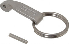 EVER-TITE Coupling Products - 1/2 - 3/4" Handle, Ring & Pin - Stainless Steel, Use with - Exact Tooling