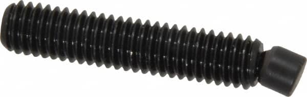 Gibraltar - 3/8-16, 2" OAL, Alloy Steel, Swivel Pad - Black Oxide Finish, 0.293" Pad Diam, 1-3/4" Thread Length, 7.5° Swivel Angle, 3/16" Hex Key - Exact Tooling