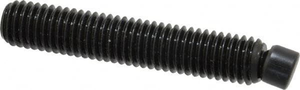 Gibraltar - 1/2-13, 3" OAL, Alloy Steel, Swivel Pad - Black Oxide Finish, 0.4" Pad Diam, 2-11/16" Thread Length, 7.5° Swivel Angle, 1/4" Hex Key - Exact Tooling