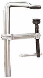 Bessey - 4-3/4" Deep Throat, 24" Max Capacity, Standard Sliding Arm Clamp - 1,880 Lb Clamping Pressure, 0.7" Spindle Diam - Exact Tooling