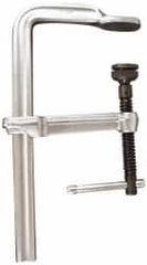 Bessey - 4-3/4" Deep Throat, 24" Max Capacity, Standard Sliding Arm Clamp - 1,880 Lb Clamping Pressure, 0.7" Spindle Diam - Exact Tooling