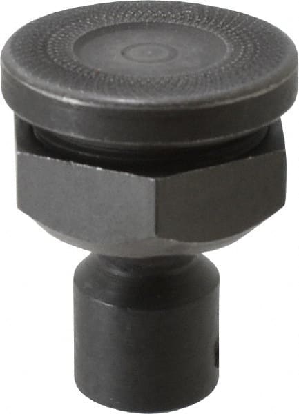 Bessey - 1 Piece, Plastic Cap Pivoting Serrated Clamp Pad - 35° Pivot Angle, For Use with Bessey 1200, 1800, 2400 & 4800 Series Clamps - Exact Tooling