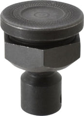 Bessey - 1 Piece, Plastic Cap Pivoting Serrated Clamp Pad - 35° Pivot Angle, For Use with Bessey 1200, 1800, 2400 & 4800 Series Clamps - Exact Tooling