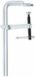 Bessey - 7" Deep Throat, 24" Max Capacity, Standard Sliding Arm Clamp - 4,880 Lb Clamping Pressure, 0.85" Spindle Diam - Exact Tooling