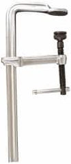 Bessey - 5-1/2" Deep Throat, 20" Max Capacity, Standard Sliding Arm Clamp - 2,660 Lb Clamping Pressure, 0.775" Spindle Diam - Exact Tooling