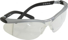 3M - +1.5, Clear Lenses, Anti-Fog, Framed Magnifying Safety Glasses - Silver Plastic Frame, ANSI Z87.1-2010 - Exact Tooling