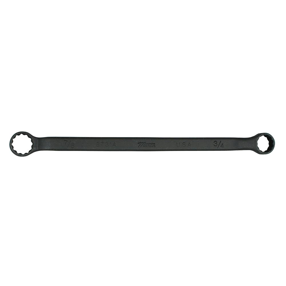 Martin Tools - Box Wrenches; Wrench Type: Offset; Box ; Tool Type: Straight Striking Wrench ; Size (Inch): 1-1/16 x 1-1/8 ; Number of Points: 12 ; Head Type: Box End ; Finish/Coating: Chrome - Exact Tooling