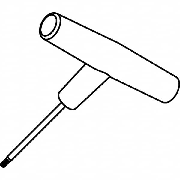 Kennametal - T15 Torx Drive, T Handle Driver for Indexable Milling - Compatible with Screws - Exact Tooling