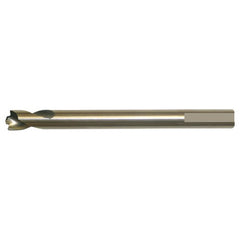6.00mm RHS / RHC HSS-CO 8% (M42) 135 Degree Split Point Welding Point Drill - Straw / Gold Oxide - Exact Tooling