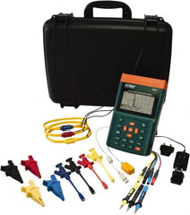 Extech - PQ3350-1, Digital True RMS Clamp Meter with 24" Flex Jaws - 600 VAC, 1200 AC Amps, Measures Voltage, Current, Frequency - Exact Tooling
