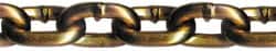 CM - 1/4" Welded Transport Chain - 3,150 Lb Capacity, Grade 70, 400' Long, Carbon Steel, Yellow Chromate Finish - Exact Tooling