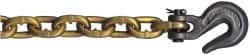 CM - 5/16" Welded Short Link Chain - 4,700 Lb Capacity, Grade 70, 20' Long, Yellow Chromate Finish - Exact Tooling
