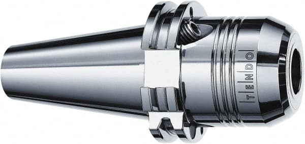 Schunk - CAT50 Taper Shank, 12mm Hole Diam, Hydraulic Tool Holder/Chuck - 46.2mm Nose Diam, 81mm Projection, 34.1mm Clamp Depth, 25,000 RPM, Through Coolant - Exact Tooling