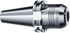 Schunk - CAT50 Taper Shank, 1/4" Hole Diam, Hydraulic Tool Holder/Chuck - 25.7mm Nose Diam, 81mm Projection, 24.1mm Clamp Depth, 25,000 RPM, Through Coolant - Exact Tooling