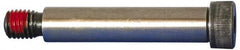Value Collection - 1/2" Shoulder Diam x 2" Shoulder Length, 3/8-16 UNC, Hex Socket Shoulder Screw - 4140 Alloy Steel with Nylon Locking Patch, 5/16" Head Height x 3/4" Head Diam - Exact Tooling