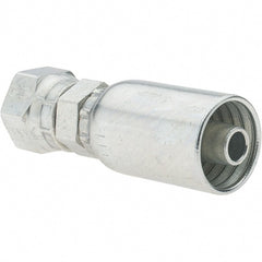 Parker - 11/16-16 Seal-Lok Steel Hydraulic Hose Swivel - -6 Hose Size, 3/8" Hose Diam - Exact Tooling
