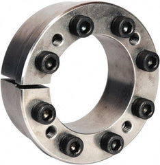 Climax Metal Products - M6 Thread, 7/8" Bore Diam, 1.85" OD, Shaft Locking Device - 5 Screws, 6,265 Lb Axial Load, 2.047" OAW, 0.669" Thrust Ring Width, 228 Ft/Lb Max Torque - Exact Tooling