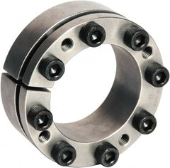 Climax Metal Products - M4 Thread, 16mm Bore Diam, 32mm OD, Shaft Locking Device - 4 Screws, 2,191 Lb Axial Load, 1.26" OAW, 0.551" Thrust Ring Width, 57 Ft/Lb Max Torque - Exact Tooling