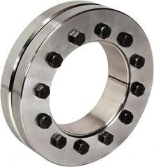 Climax Metal Products - M10 Thread, 110mm Bore Diam, 185mm OD, Shaft Locking Device - 9 Screws, 340,690 Lb Axial Load, 185mm OAW, 1.535" Thrust Ring Width, 12,421 Ft/Lb Max Torque - Exact Tooling