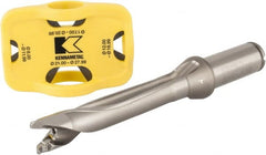 Kennametal - 17.07 to 17.99mm Diam, 5xD, 89.92mm Max Depth, 19.05mm Shank Diam, 4.53" Flute, 170.69mm OAL, Replaceable Tip Drill - V Seat Size, KTIP Toolholder, Series KenTIP - Exact Tooling