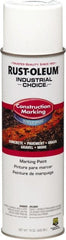 Rust-Oleum - 15 fl oz White Marking Paint - Water-Based Formula - Exact Tooling