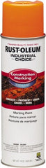Rust-Oleum - 15 fl oz Orange Marking Paint - Water-Based Formula - Exact Tooling