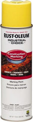 Rust-Oleum - 15 fl oz Yellow Marking Paint - Water-Based Formula - Exact Tooling