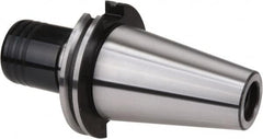 Accupro - CAT50 Taper Shank Rigid Tapping Adapter - 1/4 to 7/8" Tap Capacity, 90mm Projection, Size 2 Adapter, Quick Change, Through Coolant - Exact Tooling