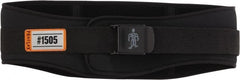 Ergodyne - Size L, Cam Buckle, Nylon/Foam Belt - 34 to 38" Waist, 6-1/4" Wide, Black - Exact Tooling