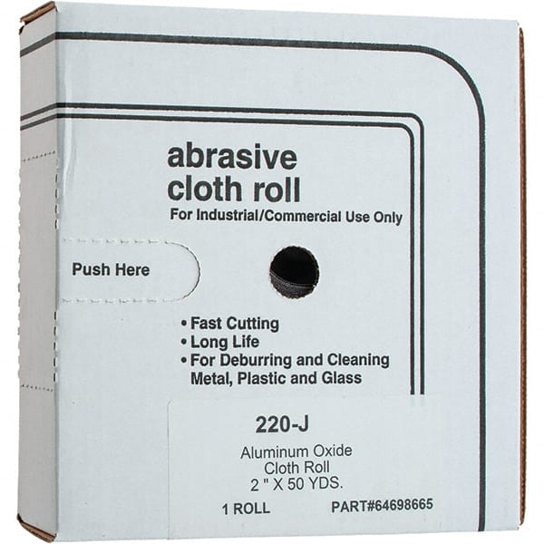 Value Collection - Shop Rolls   Abrasive Material: Aluminum Oxide    Roll Width (Inch): 2 - Exact Tooling