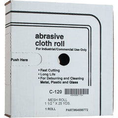 Made in USA - Shop Rolls   Abrasive Material: Silicon Carbide    Roll Width (Inch): 1-1/2 - Exact Tooling